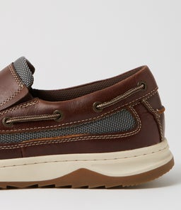 GULLY CF DARK BROWN PULL UP LEATHER