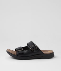 IZA CF BLACK LEATHER
