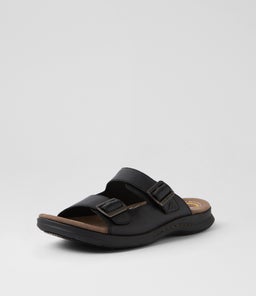 IZA CF BLACK LEATHER