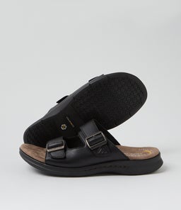 IZA CF BLACK LEATHER