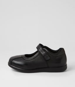 STELLA JNR E CF BLACK LEATHER
