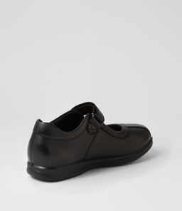 STELLA JNR E CF BLACK LEATHER