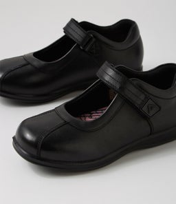 STELLA JNR E CF BLACK LEATHER