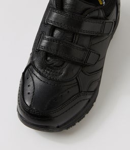 HYPE JNR ADJ D CF BLACK LEATHER