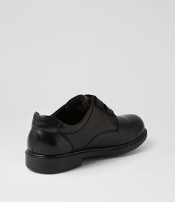 DEMO JNR ADJ E CF BLACK LEATHER