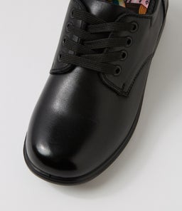 MEMO JNR E CF BLACK LEATHER