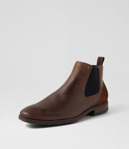 VALLERO CF DARK BROWN PULL UP LEATHER