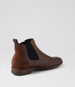 VALLERO CF DARK BROWN PULL UP LEATHER