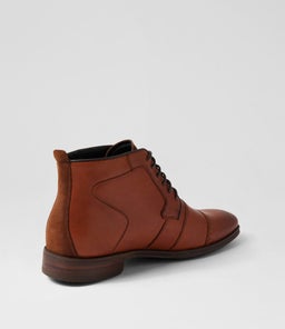 VAMOS CF COGNAC PULL UP LEATHER