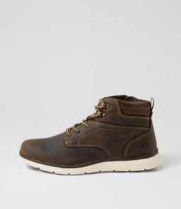 YOUTH CF BROWN CRAZYHORSE LEATHER
