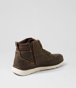 YOUTH CF BROWN CRAZYHORSE LEATHER