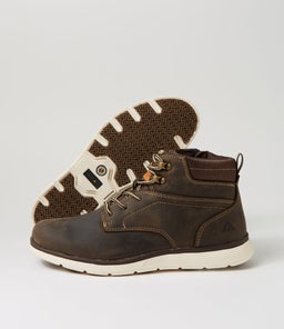 YOUTH CF BROWN CRAZYHORSE LEATHER
