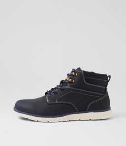 YOUTH CF NAVY CRAZYHORSE LEATHER