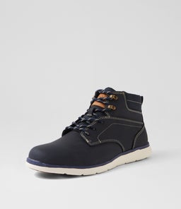 YOUTH CF NAVY CRAZYHORSE LEATHER