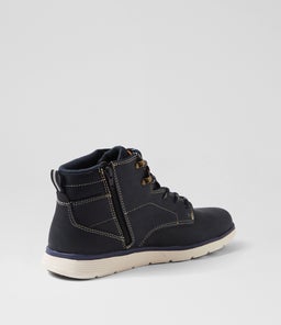 YOUTH CF NAVY CRAZYHORSE LEATHER