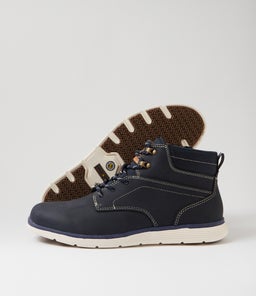YOUTH CF NAVY CRAZYHORSE LEATHER