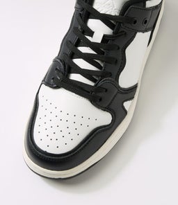 RETRO CF BLACK WHITE LEATHER