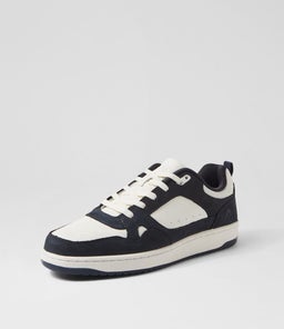 RETREAT CF NAVY OFF WHITE LEATHER