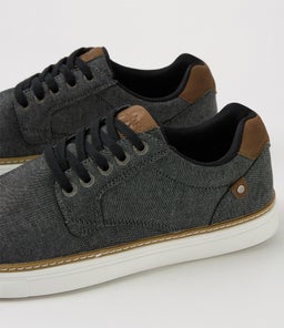 PLUSMA CF BLACK CANVAS