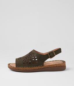 SIAN CF KHAKI CRAZYHORSE LEATHER