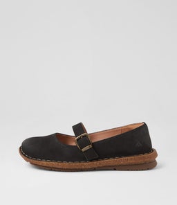 EDENA CF BLACK NUBUCK