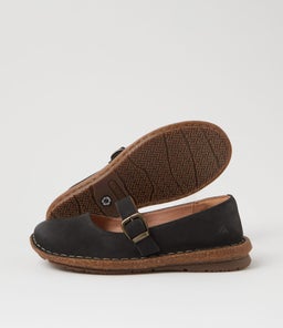 EDENA CF BLACK NUBUCK