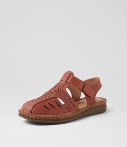 SALINA CF EARTH RED CRAZYHORSE LEATHER
