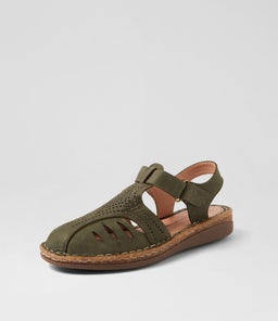 SALINA CF KHAKI CRAZYHORSE LEATHER