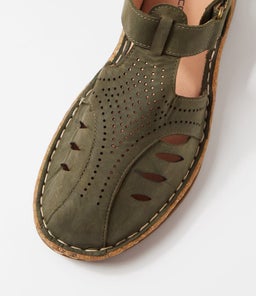 SALINA CF KHAKI CRAZYHORSE LEATHER