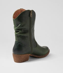 LIMIT CF FOREST GREEN CRAZYHORSE LEATHER