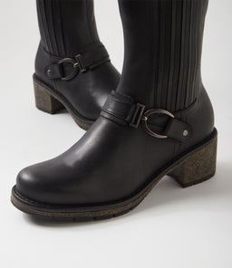 ROSTRUM CF BLACK PULL UP LEATHER