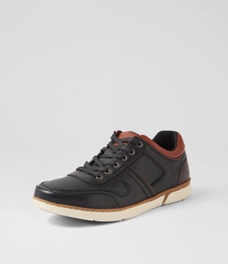 KEWS CF BLACK TUMBLE LEATHER