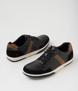 VITOR CF BLACK LEATHER