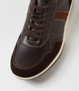 VITOR CF DARK BROWN LEATHER