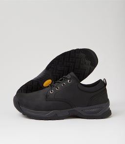 JOSH CF BLACK CRAZYHORSE LEATHER