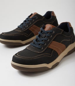 HAN CF NAVY LEATHER