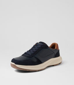 GRANT CF NAVY PULL UP LEATHER