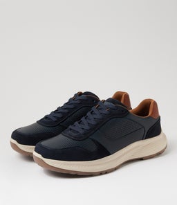 GRANT CF NAVY PULL UP LEATHER