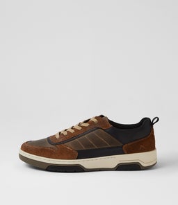 BENSO CF BROWN BLACK LEATHER