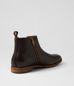 LAVAS CF DARK BROWN TUMBLE LEATHER