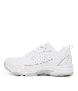AWARD LACE CK WHITE SILVER LEATHER