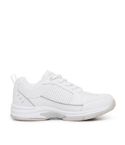 AWARD LACE CK WHITE SILVER LEATHER