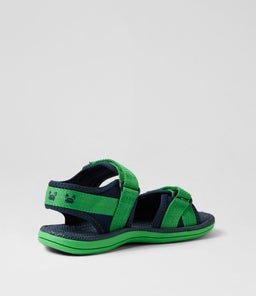202791 FINN JNR CK GREEN NAVY SMOOTH