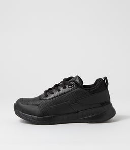 HERO JNR LACE E MC CK BLACK LEATHER