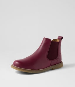 202916 CHELSEA II JNR CK MAROON LEATHER
