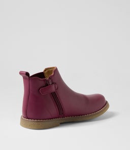 202916 CHELSEA II JNR CK MAROON LEATHER