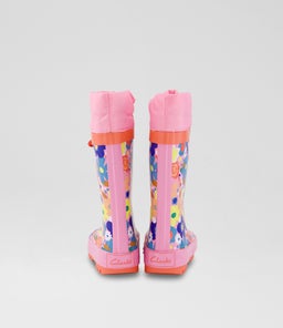 PUDDLES JUNIOR CK PINK MULTI RUBBER