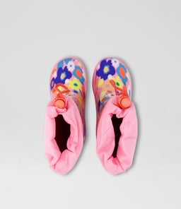 PUDDLES JUNIOR CK PINK MULTI RUBBER