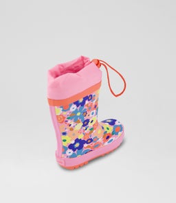 PUDDLES JUNIOR CK PINK MULTI RUBBER