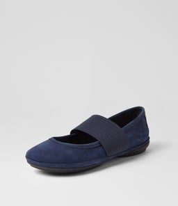 21595 RIGHT NINA CM NAVY BLUE NUBUCK
